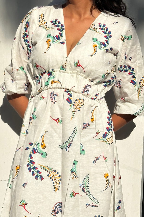 Pura Vida linen Midi